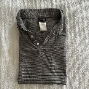Men’s Patagonia Striped Organic Cotton Polo (XL)